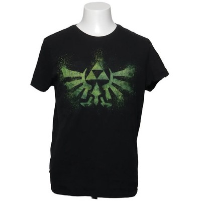 Bioworld Zelda, T-shirt, Größe: L, Schwarz/Grün, Baumwolle, Print #I2r