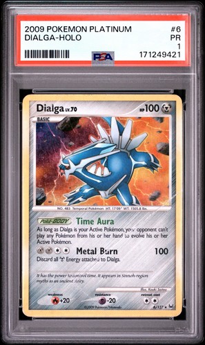 Dialga graded PSA 1 for sale on eBay