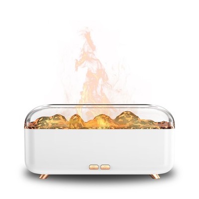 3D Volcano Flame Aroma Humidifier Essential Oil Diffuser Colorful for Home Decor