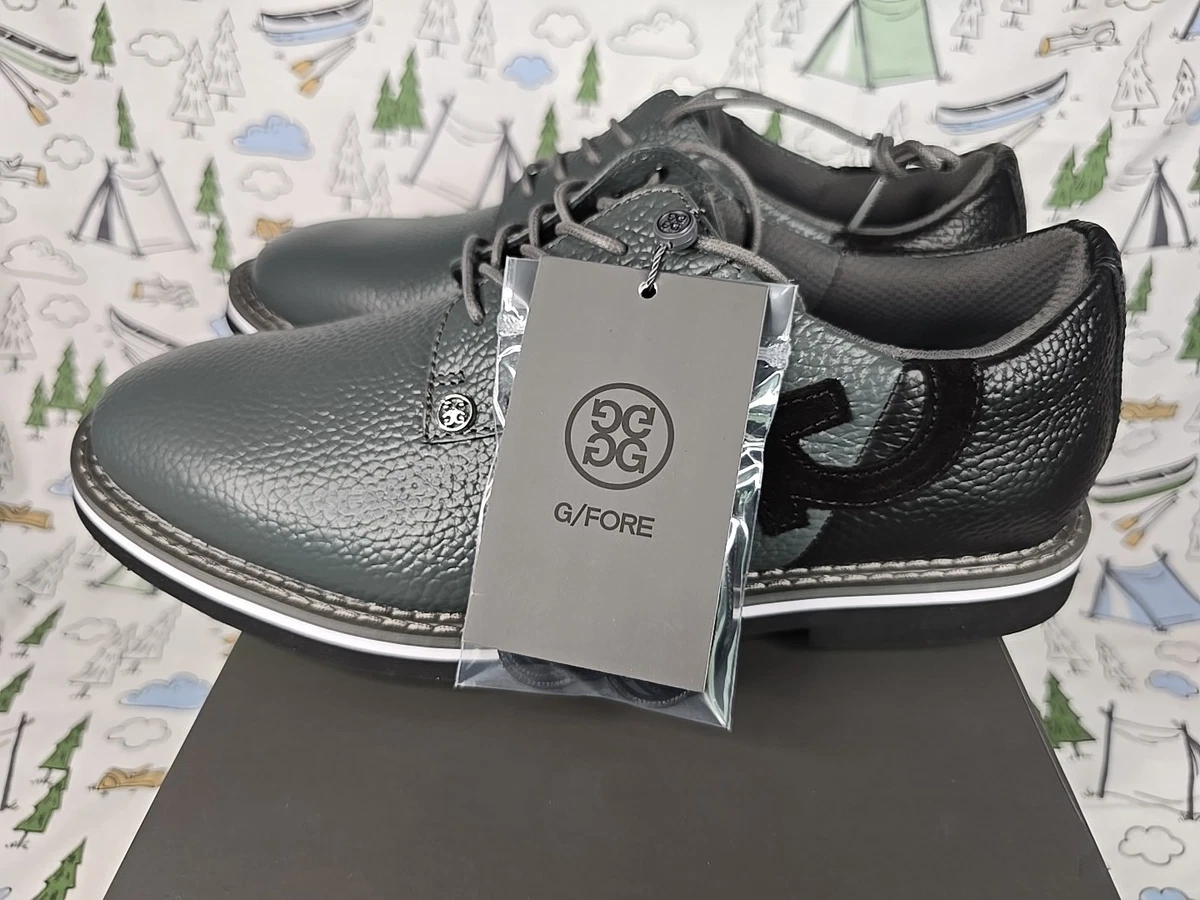 G/FORE Mens Gallivanter Pebble Leather Two Tone Charcoal Golf Shoes Sz 9.5 NWOB MEN main image 3