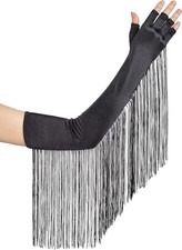 vintage fingerless opera costume gloves