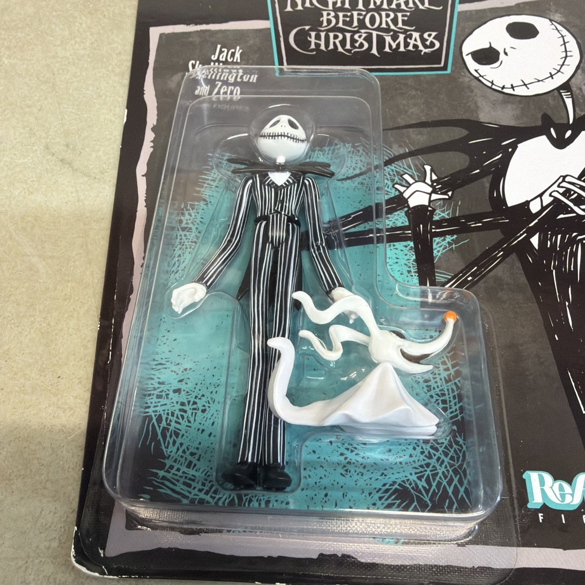 Disney Nightmare Before Christmas Jack Skellington Reaction Figure