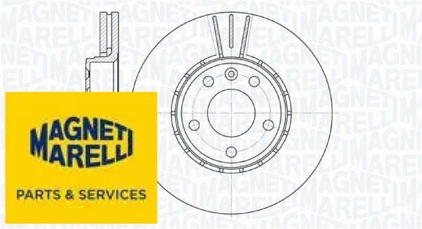 2X Bremsscheibe Magneti Marelli 361302040164 2 Bremsscheiben-image