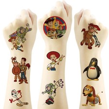20pcs Toy Cartoon Story Temporary Tattoos for Teens Birthday Party Small, G