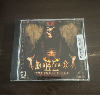 Blizzard Diablo II Lord of Destruction PC Diablo Series Expansion Pack, M Rated