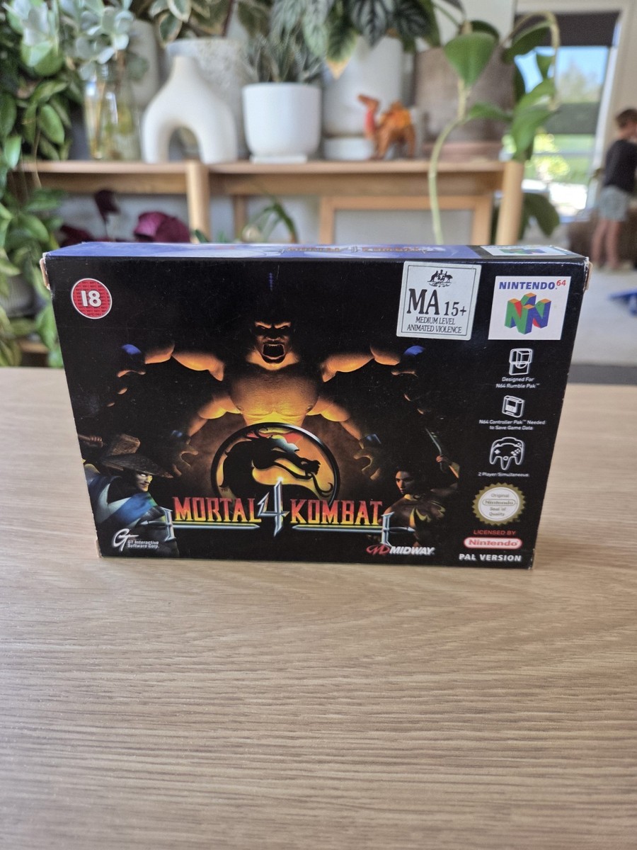 Mortal Kombat 4 - Nintendo 64 - N64 - AUS PAL - LIKE NEW | eBay