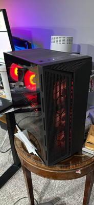 Gaming PC ( 1TB SSD, AMD Ryzen 5 5600X, 32GB) Desktop - Black RGB - MSI Gungnir 