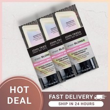 3 x John Frieda durchsichtig blond brillant hellere Behandlung 120 ml je UVP £30