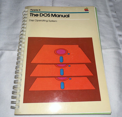 Apple II DOS Manual Disk Operating System Benutzerhandbuch spiralgeb. A2L00036