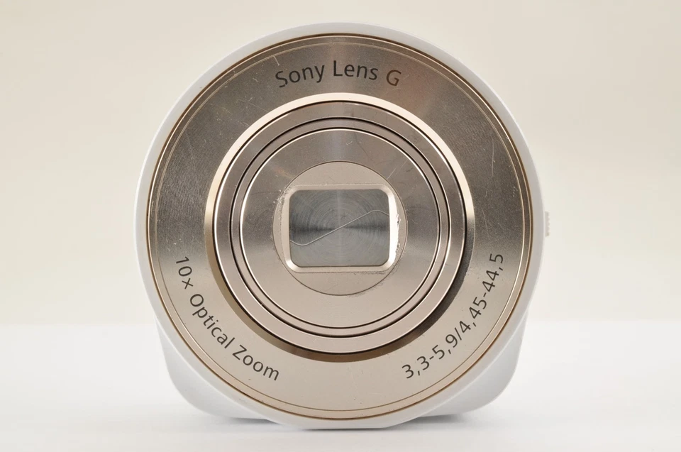 [Excellent+5] Sony Cyber-Shot DSC-QX10 Lens Style Digital Camera White Wi-Fi USA - Image 2 of 4