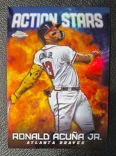 2023 Topps Chrome Update Series - Action Stars Ronald Acuña Jr. #ASC-5