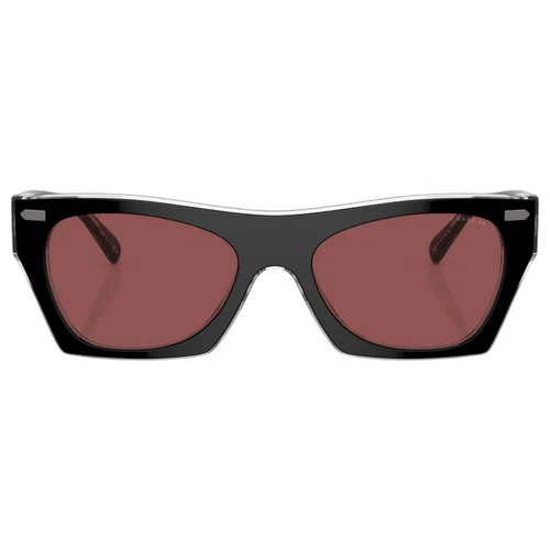 Womens Coach Sunglasses Hc8389u Black Clear/ Violet Sunnies - Picture 2 of 6