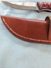 Damascus hunting knife w/ red Handle — photo 8