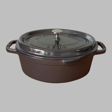 STAUB cocotte en fonte Titanium color 29cm Rare