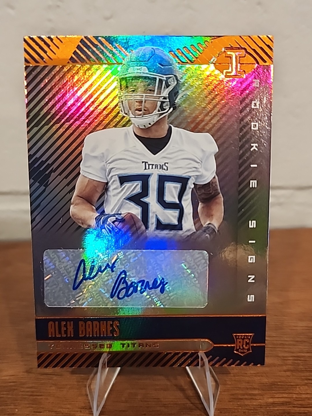 2019 Panini Illusions - Rookie Signs Alex Barnes #RS-ALB Orange (AU, RC)🔥