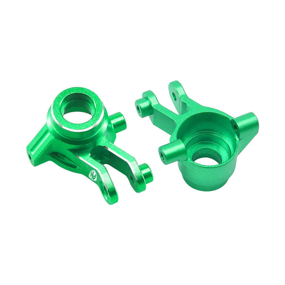 Powerhobby 7075 Aluminum Front Hub / Knuckle Arms Green FOR Traxxas Mini Maxx