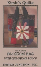 Indygo Junction Kimie's Quilts Blossom Bag Phone Pouch Applique Quilt Pattern