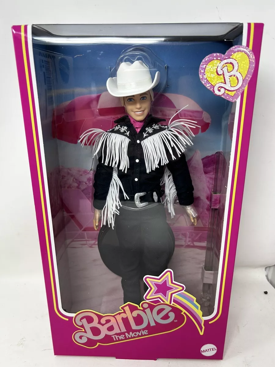 Barbie The Movie Collectible Ken Doll Wearing Black And White Western  Outfit (target Exclusive) : Target