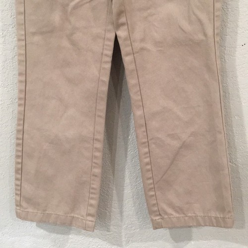 Cherokee Boys Sz 5 Tan Khaki Chino Pants Adjustable 100% Cotton - Picture 3 of 11