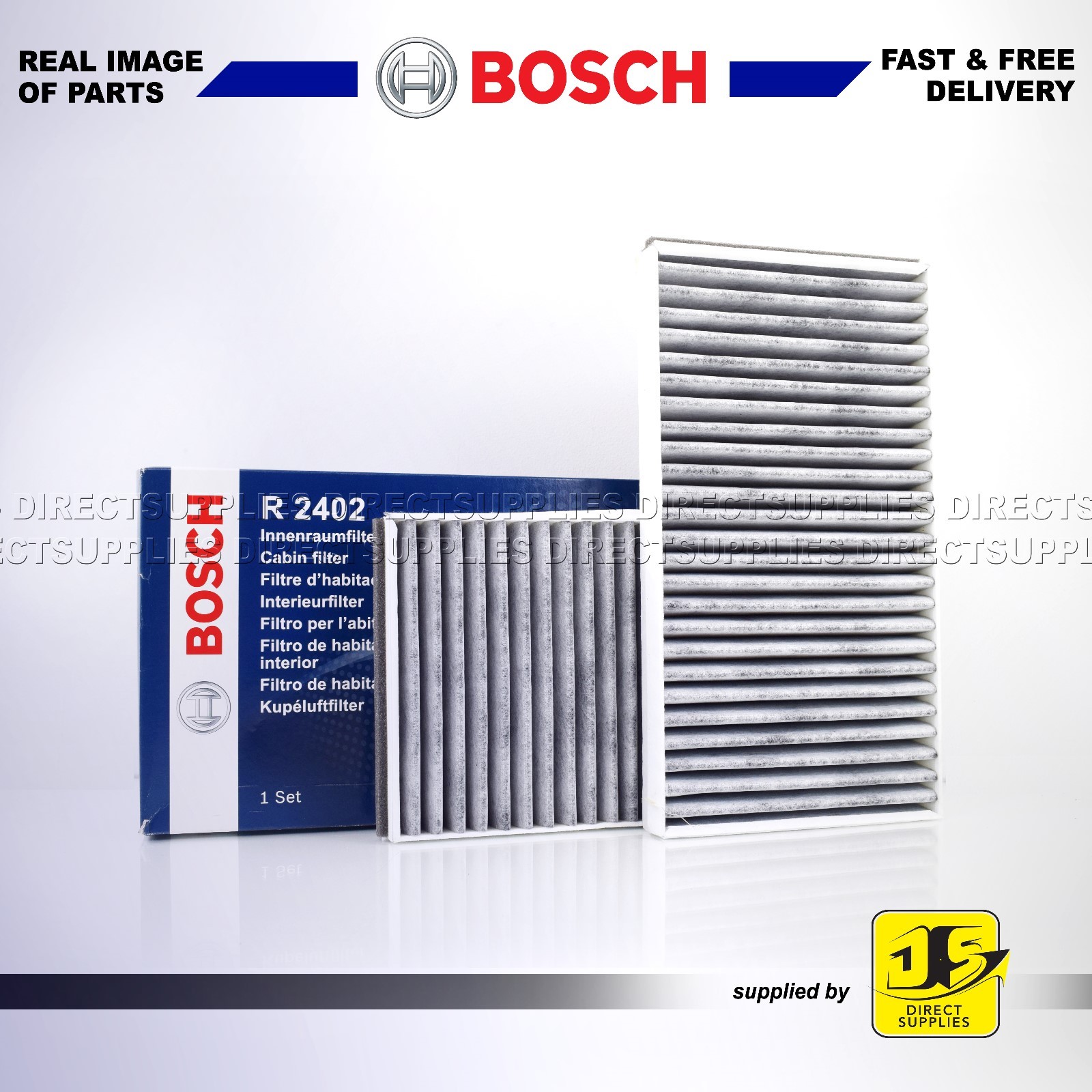 CABIN POLLEN FILTER BMW 5 3.0 2.5 2.0 4.8 4.0 4.4 2.2 -6 4.4 3.0 5.0 4.8 R2402