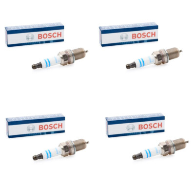 4x Zündkerzen von BOSCH passt für Ford Scorpio II 2.0 / 2.3 Bj. 1994-1998