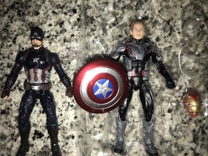 Details About Marvel Legends Avengers Endgame Quantum Suit Captain America Iron Man Custom Set