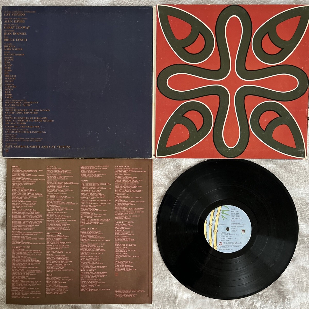 1974 Cat Stevens Buddha and the Chocolate Box LP Record / VG