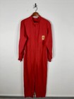Ferrari vintage red racing suit with Zip closure motorsport Formula 1 Italy rare