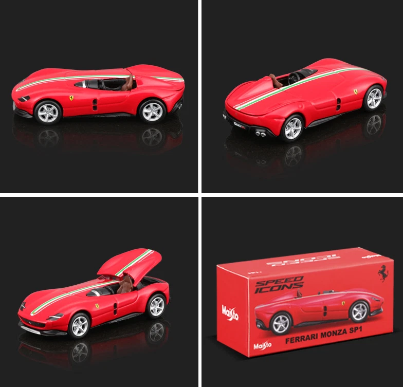 Maisto 1:64 Ferrari Monza SP1 Diecast Metal Model Car New in Box - Image 3 of 4