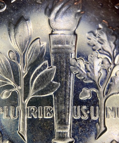Stunning UNC 1971-S Proof Dime, DDO-001 Rare Mint Error Gorgeous Doubling L๐K! - Picture 10 of 17