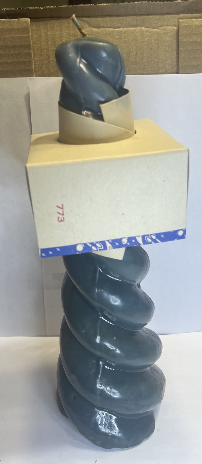 Vintage large Christmas candle Emkay 11” tall eBay