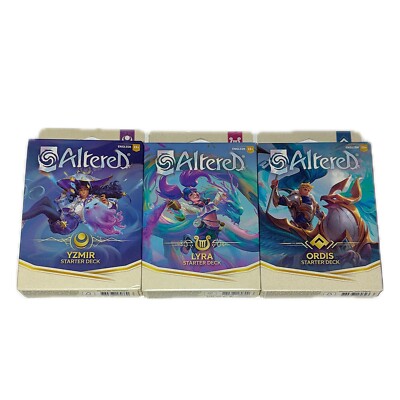 Neu: 3x Altered Beyond the Gates Starter Deck Lyra / Yzmir / Ordis Engl OVP TCG