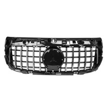 GT Panamericana Grill passt für Mercedes Citan Kasten Tourer W420 silver schwarz