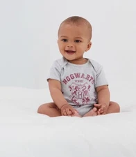Mothercare Hogwarts Harry Potter Bodysuit Vest Baby Boy Girl 12-18 Months