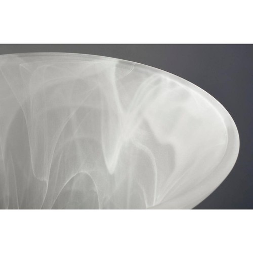 Progress Lighting Bedford 3-Light Brushed Nickel Etched Alabaster Vanity Light - Picture 6 of 8