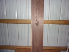 1 PC WALNUT LUMBER WOOD KILN DRIED BOARD 40 7/8" X 9 7/16" X 7/8" LOT 146P FLAT