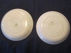1920's JOHNSON BROS. GOLD RIM FLORAL EDGE PATTERN SET OF 2 SAUCERS - ENGLAND — photo 2