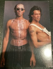 Alex & Eddie Van Halen 1997 Milk Mustache Advertising Campaign Postcard 4x6 MINT