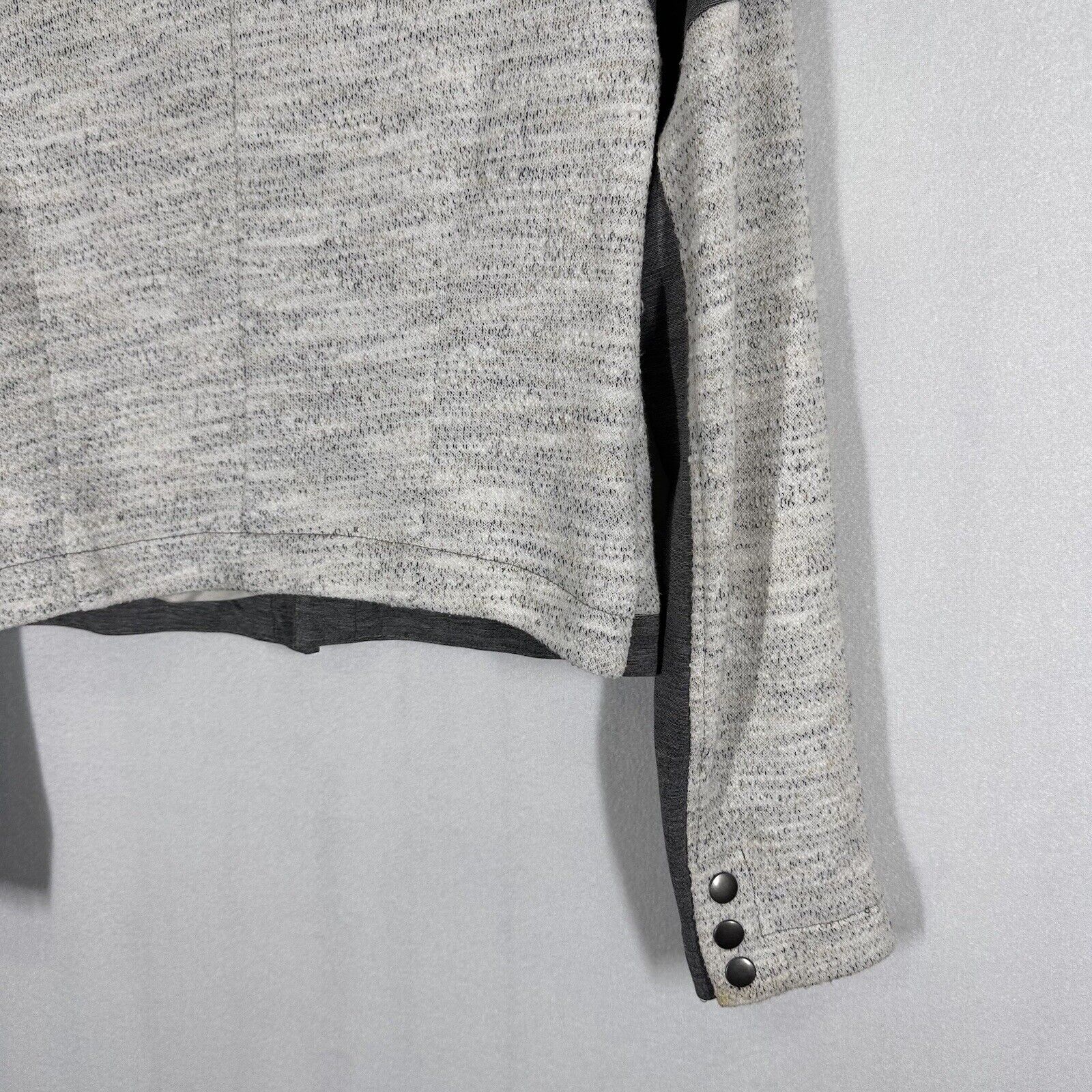 CABI Shrunken Knit Moto Crop Blazer Jacket Style … - image 7