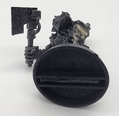 Warhammer 40k Ork Nob W/ Big Shoots And Choppa Metal Pewter OOP - Picture 8 of 10