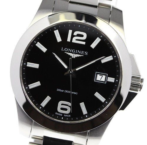 LONGINES Conquest L3.378.4 Date black 