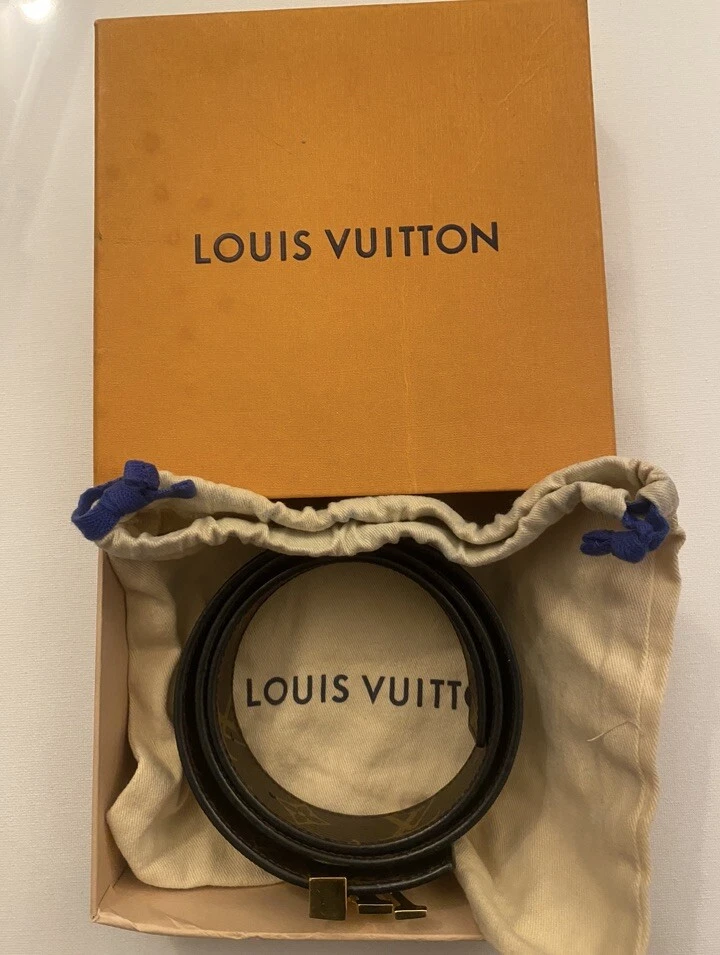 Ремень двусторонний Louis Vuitton LV Initiales 30 мм черный - Изображение 2 из 4