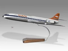 Sud SE-210 Caravelle III VIASA Desk Wood Airplane New Model Large Scale 1/72