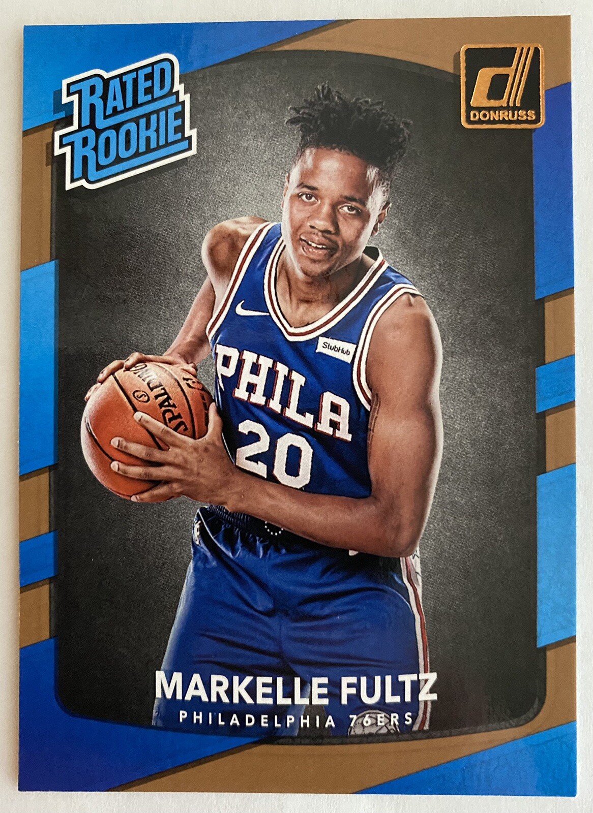 2017-18 Panini Donruss Markelle Fultz RC Rated Rookie Card #200