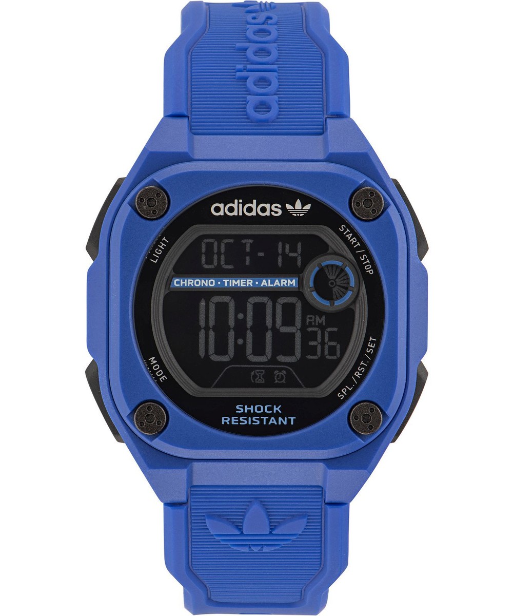 Wristwatch ADIDAS STREET CITY TECH TWO AOST23061 Digital Silicone