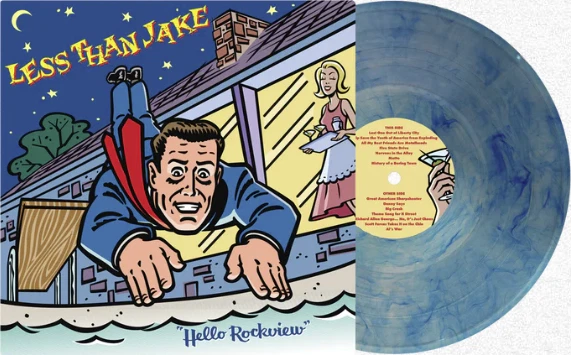 Less Than Jake - Hello Rockview - New 1 LP Whirlpool Mix Colored Vinyl - Image 3 of 3