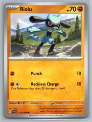 Riolu 113/198 Scarlet & Violet Base Set Common