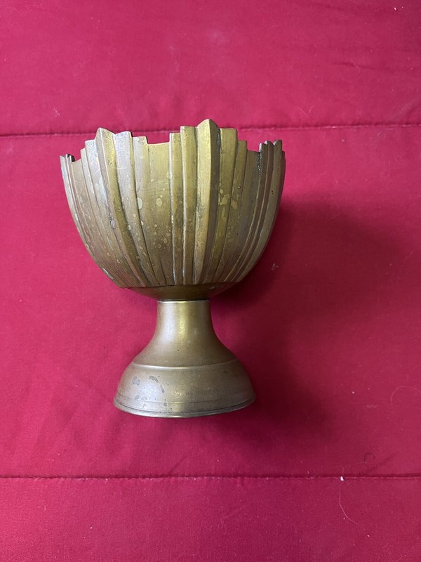 Antique Brass  Signed And Stamped Joe Best India Signed: 1•8/Jo/5•/P