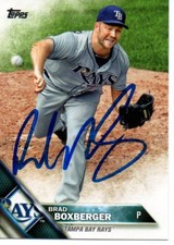 Brad Boxberger Tampa Bay Rays 2016 Topps Signed Card