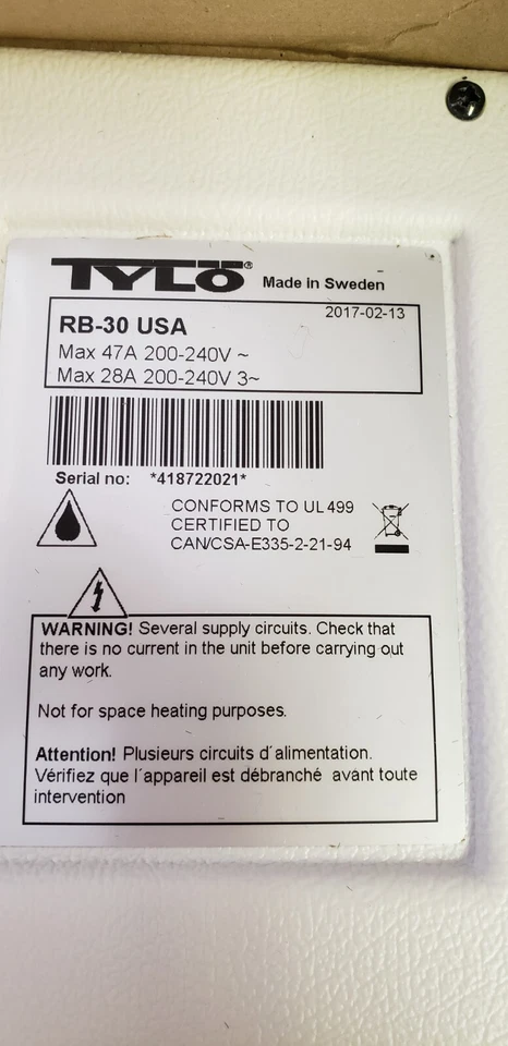 Calentador de sauna Tylo Deluxe, etc. Foto 4 de 4